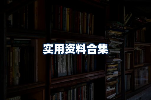 实用PDF资料展示